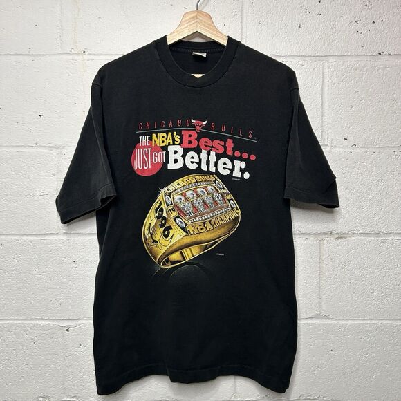 Vintage Chicago Bulls 1996 NBA Finals “Best Got Better” Tee - Picture 1 of 4